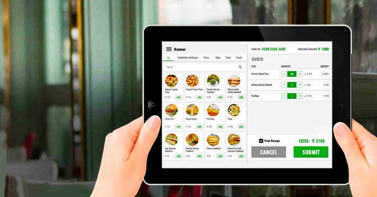 Online and Table Ordering