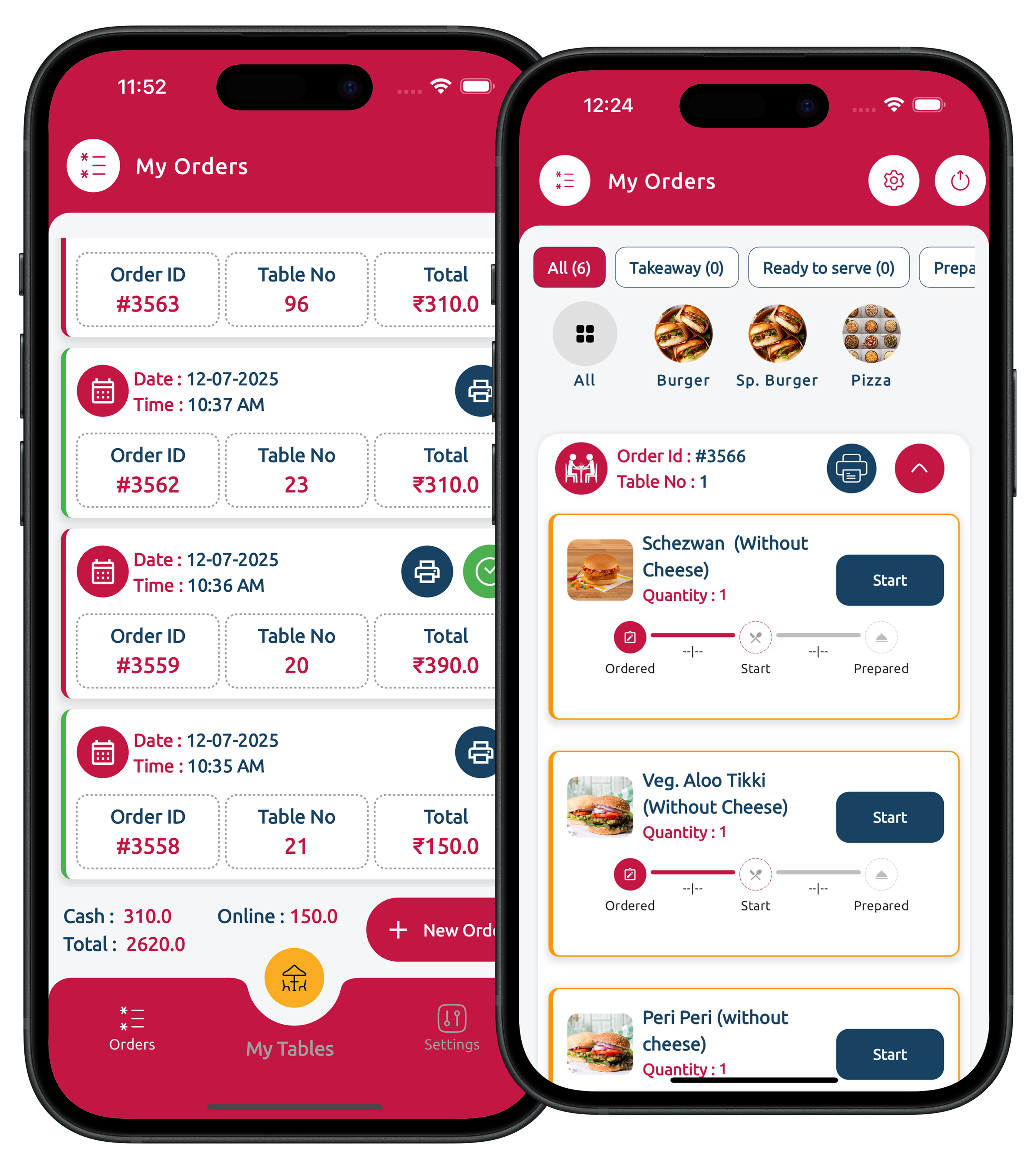Order Management Interface